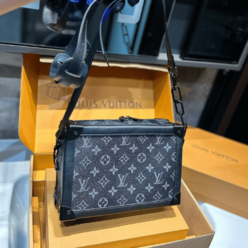 Louis Vuitton Soft Trunk Monogram Eclipse 9.8 Inches M44730