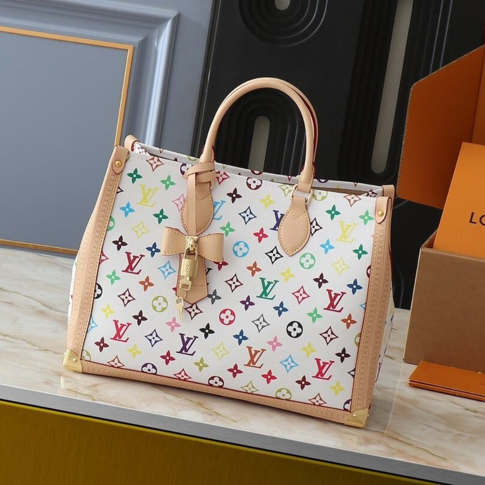 Louis Vuitton Lv X Tm Onthego MM White 13.8 Inches M13079