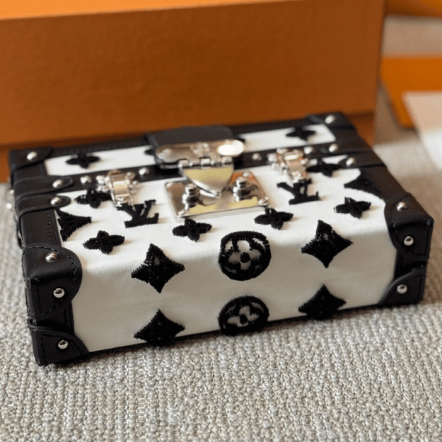 Louis Vuitton Side Trunk Mini Monogram Black/White 7.5 Inches