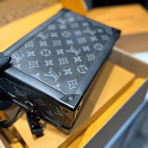 Louis Vuitton Soft Trunk Monogram Eclipse 9.8 Inches M44730