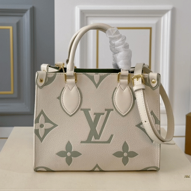 Louis Vuitton Onthego Small Monogram Ivory Sage 9.8 Inches