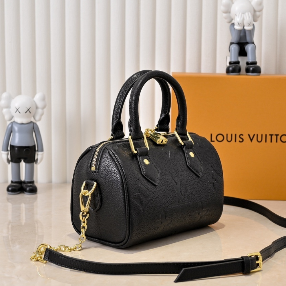 Louis Vuitton Speedy Bandouilière 20 Black 8.1 Inches M58953