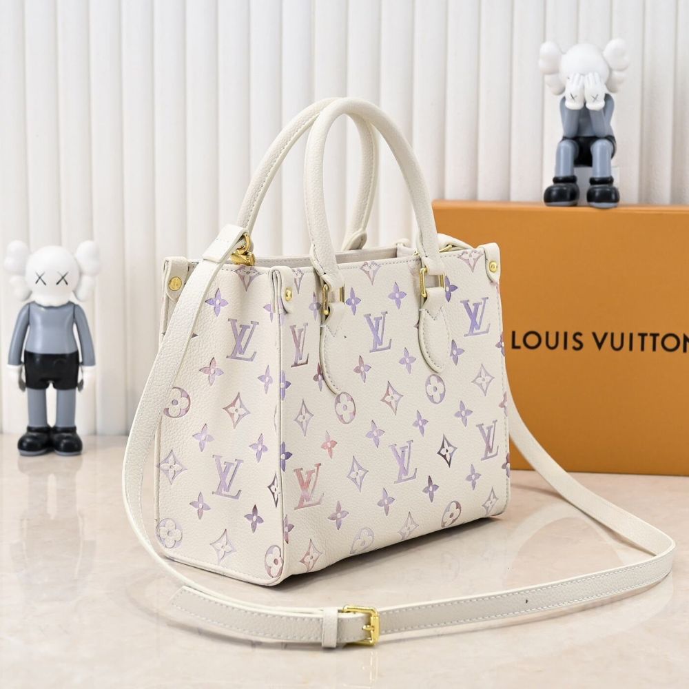Louis Vuitton Onthego PM Cream 9.8 Inches M25770