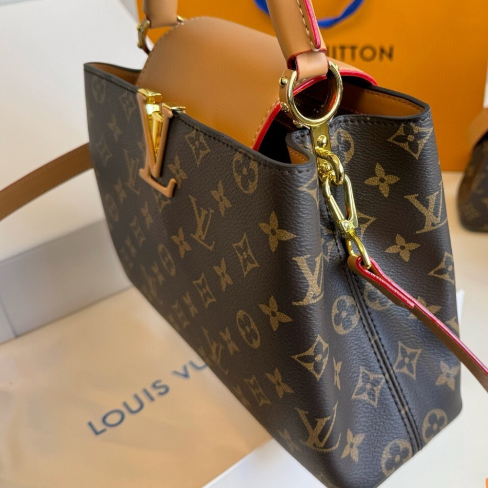 Louis Vuitton Capucines BB Monogram Brown 10.6 Inches
