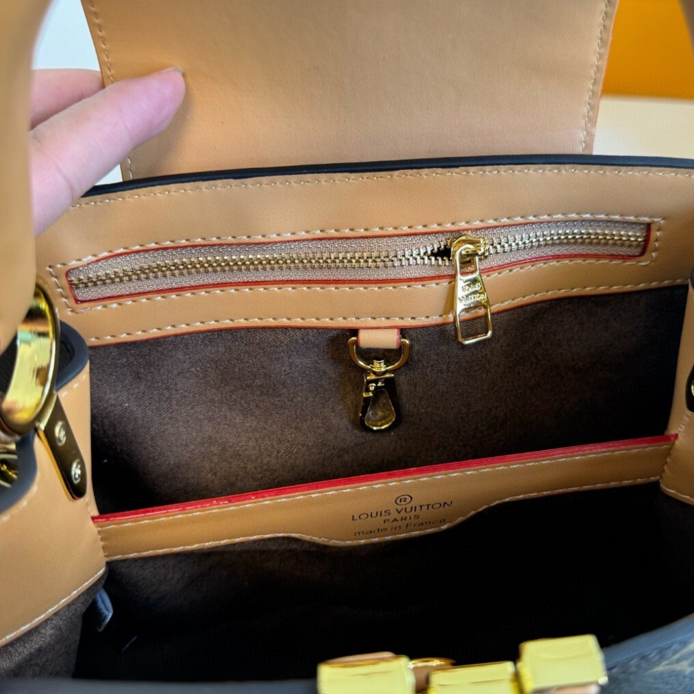 Louis Vuitton Capucines BB Monogram Brown 10.6 Inches