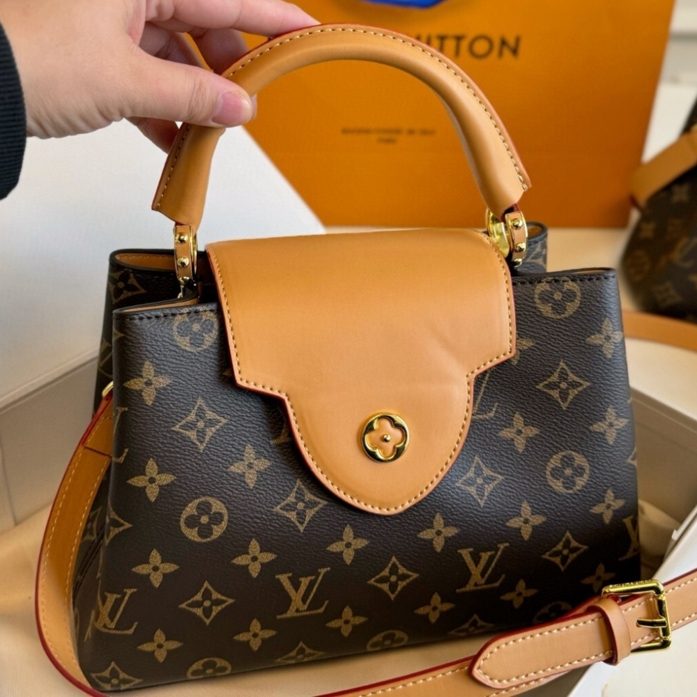 Louis Vuitton Capucines BB Monogram Brown 10.6 Inches