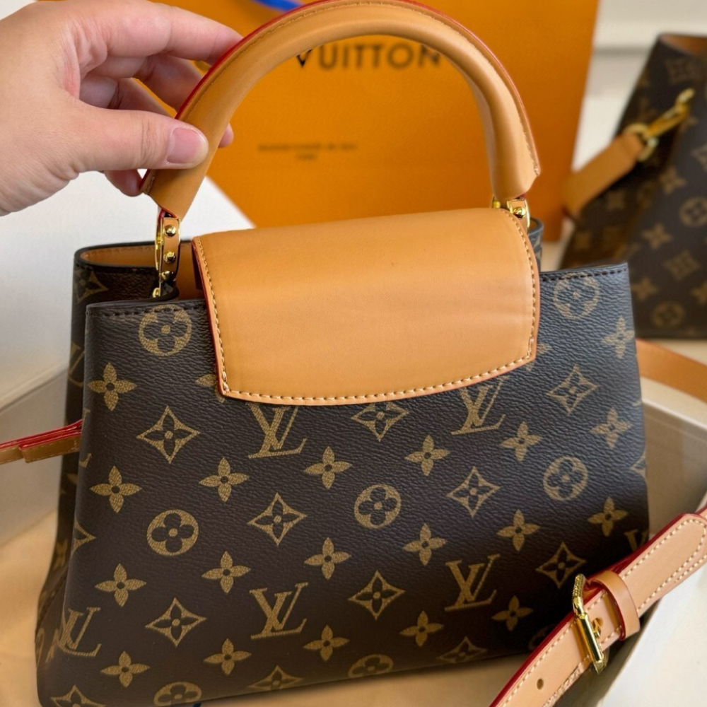 Louis Vuitton Capucines BB Monogram Brown 10.6 Inches