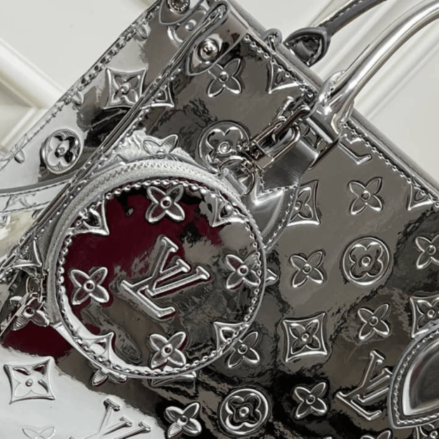 Louis Vuitton Onthego PM Silver 9.8 Inches M26373