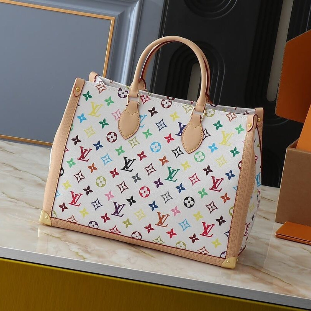 Louis Vuitton Lv X Tm Onthego MM White 13.8 Inches M13079
