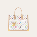 Louis Vuitton Lv X Tm Onthego MM White 13.8 Inches M13079