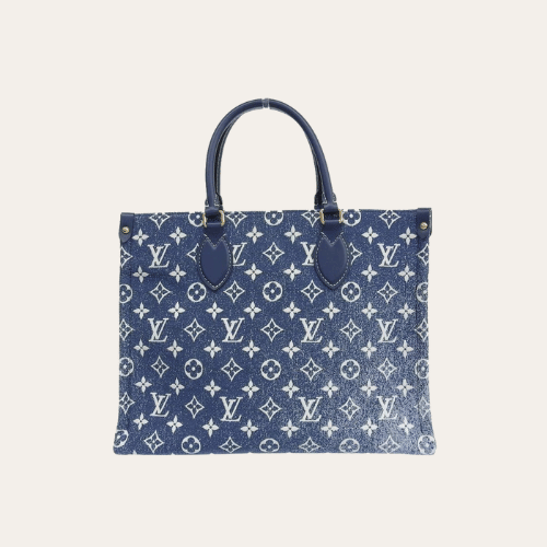 Louis Vuitton Onthego MM Denim Blue 14.0 Inches M59608