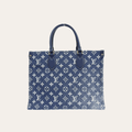 Louis Vuitton Onthego MM Denim Blue 14.0 Inches M59608