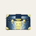 Louis Vuitton Side Trunk Mini Python Navy 7.5 Inches