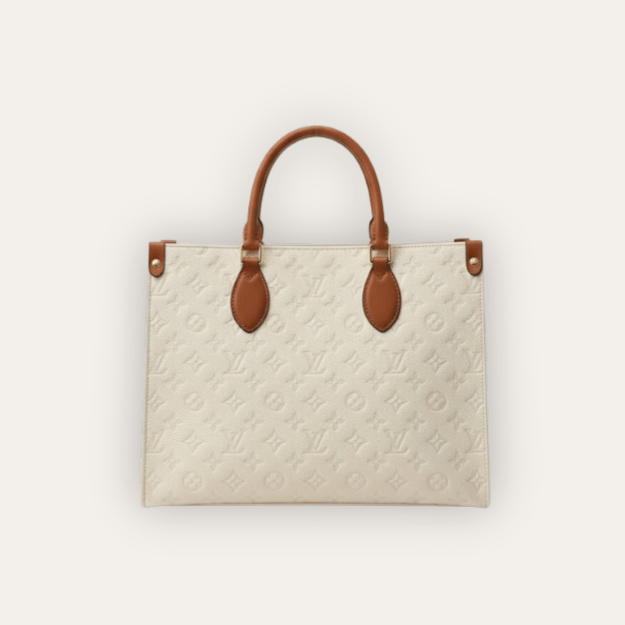 Louis Vuitton Onthego MM Cream Monogram 13.8 Inches