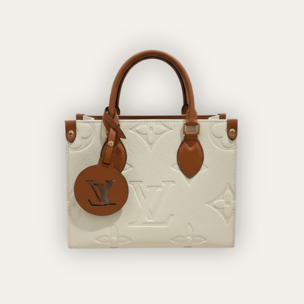 Louis Vuitton Onthego PM Cream Monogram 9.8 Inches