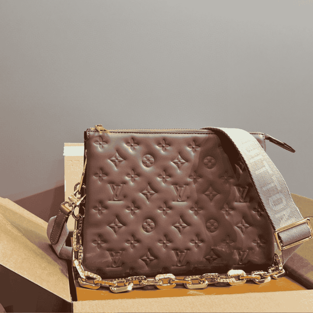 Louis Vuitton Coussin PM Taupe 10.2 Inches M21263