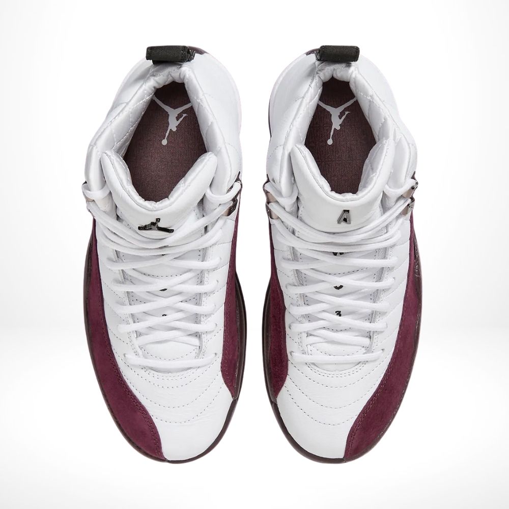 Air Jordan 12 Retro X A Ma Maniére White Burgundy Crush