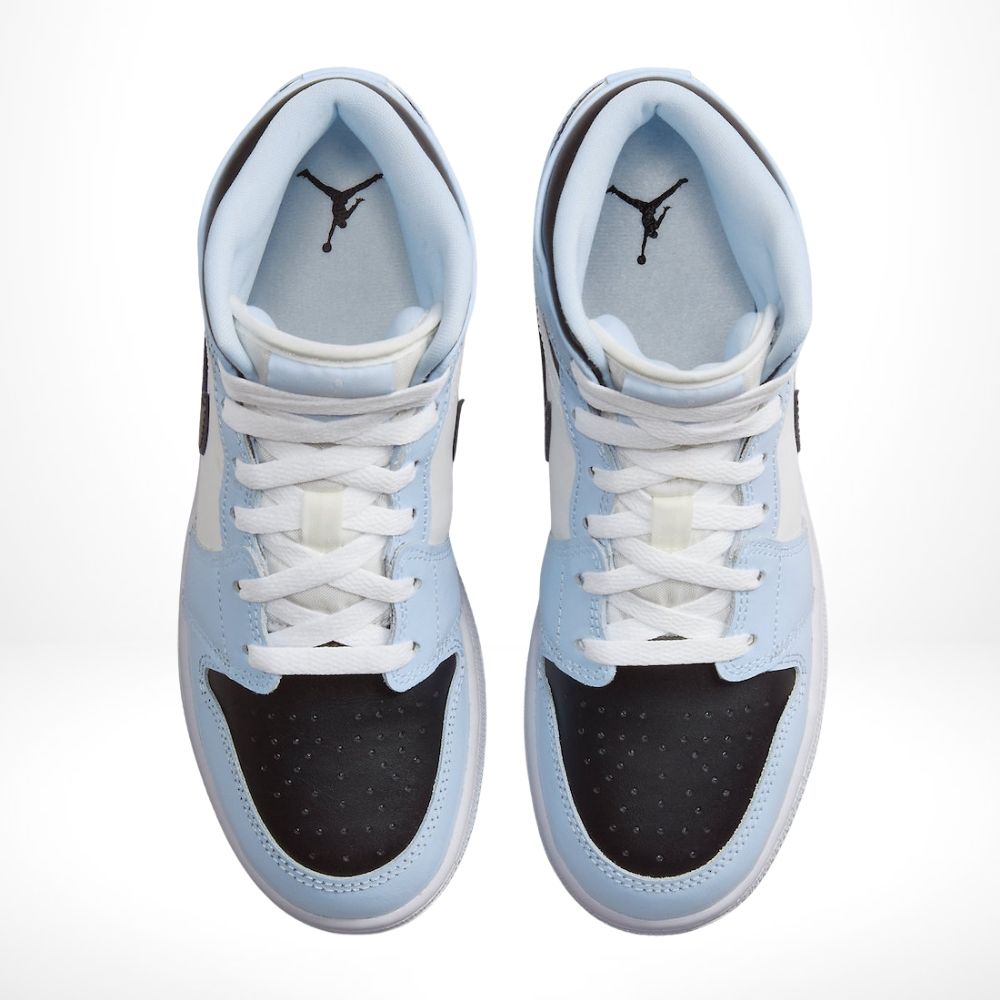 Air Jordan 1 Mid 'Ice Blue White' – 555112-401