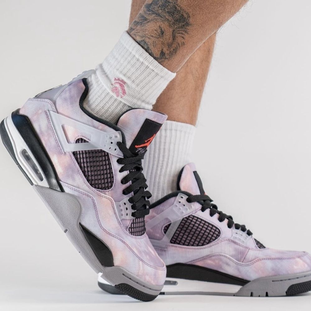 Air Jordan 4 Retro Zen Master Amethyst Purple Black