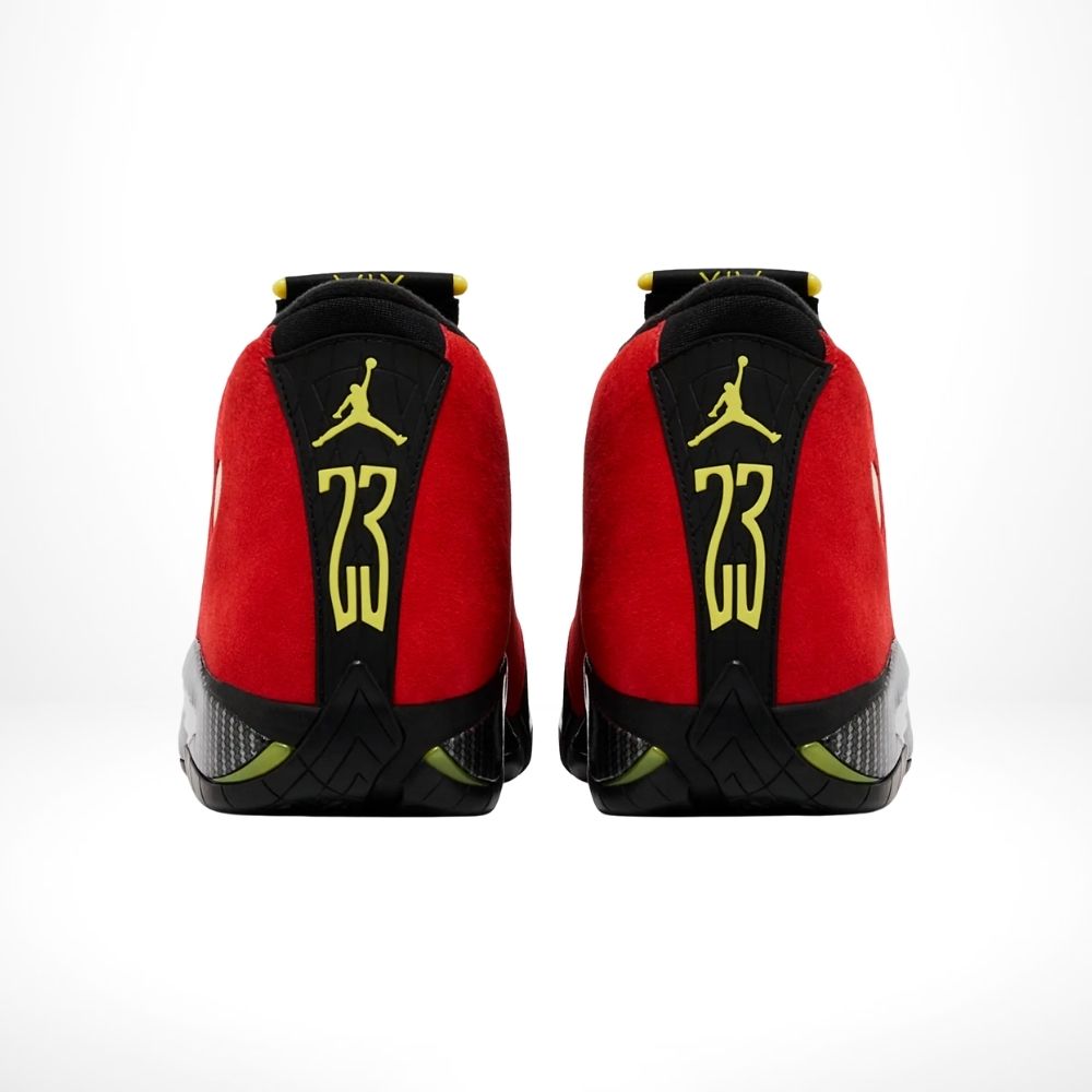Air Jordan 14 Retro Ferrari University Red Black Carbon 2025