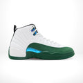 Air Jordan 12 Bucks White Green