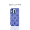 Louis Vuitton-Inspired Purple Luxury iPhone Case | Premium Protection in Royal Purple