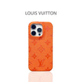 Louis Vuitton Inspired Orange Luxury iPhone Case