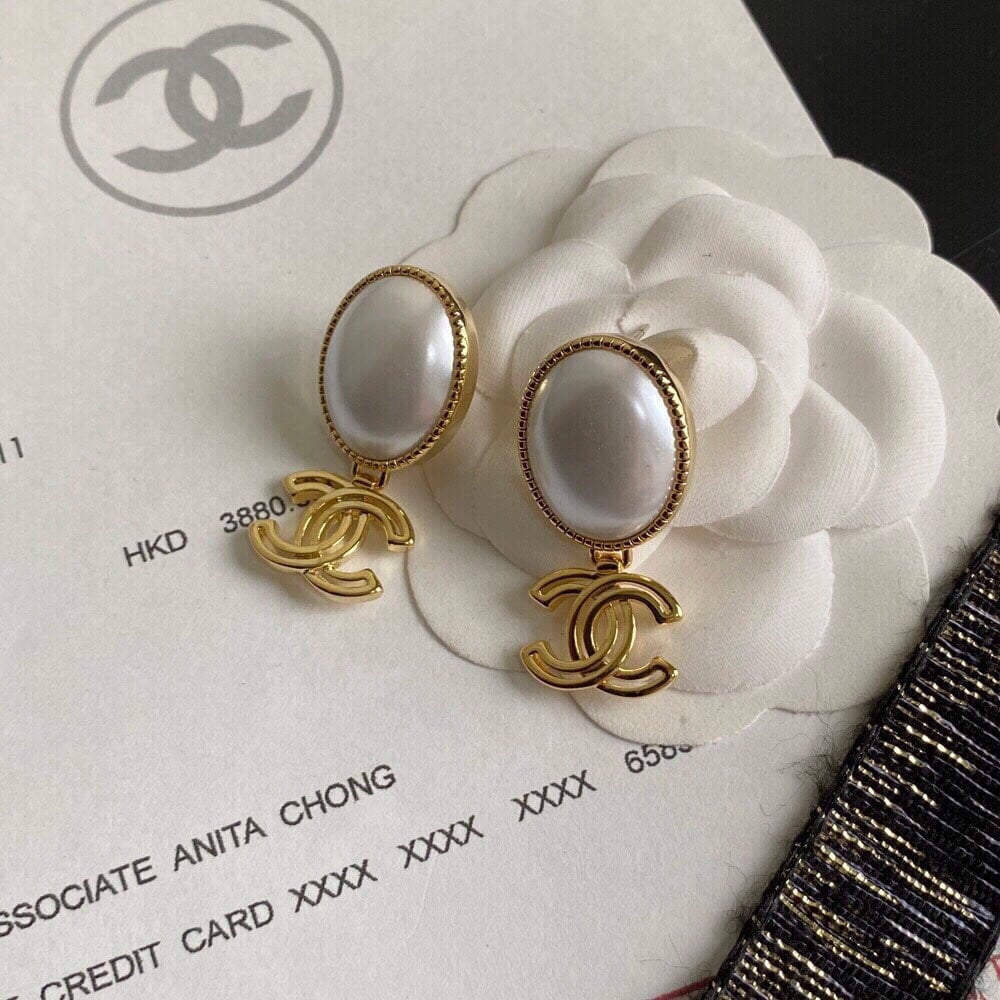 Chanel Cc Earrings