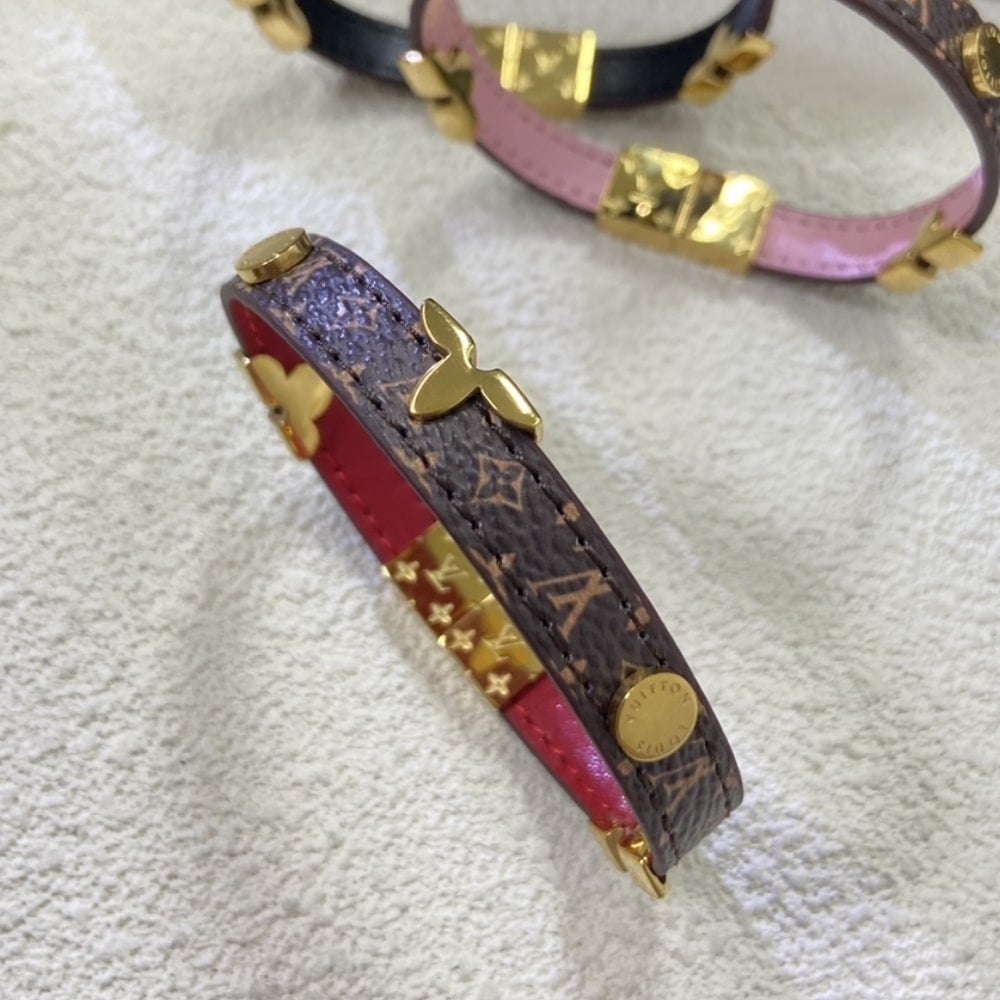 Louis Vuitton Reversible Monogram Bracelet Brown