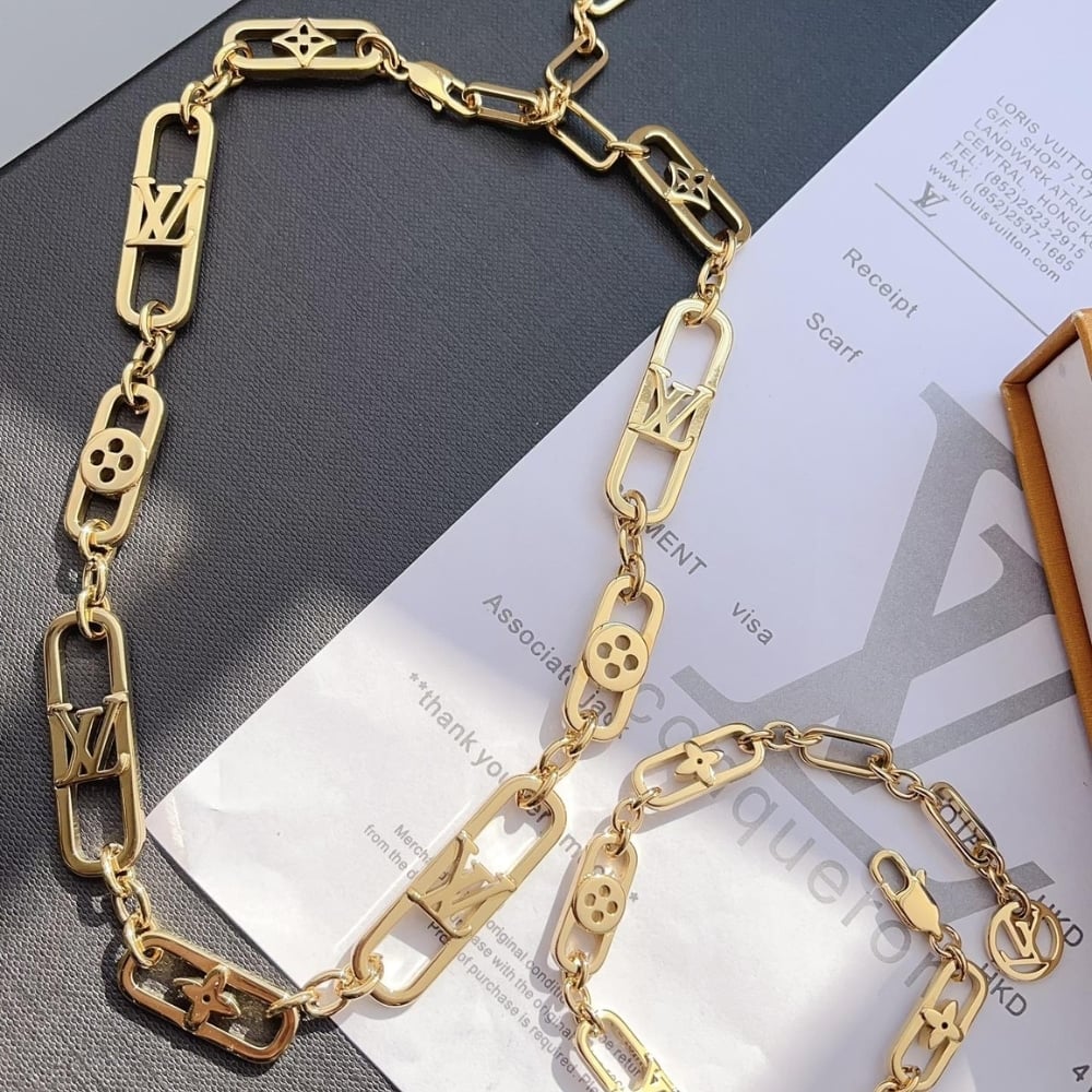 Louis Vuitton My Lv Chain Necklace M01123