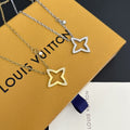 Louis Vuitton Ombre Blossom Pendant Pink Gold Q03083