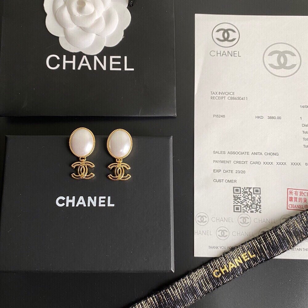 Chanel Cc Earrings