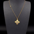 Louis Vuitton Lv Medaillon Necklace Gold M02001