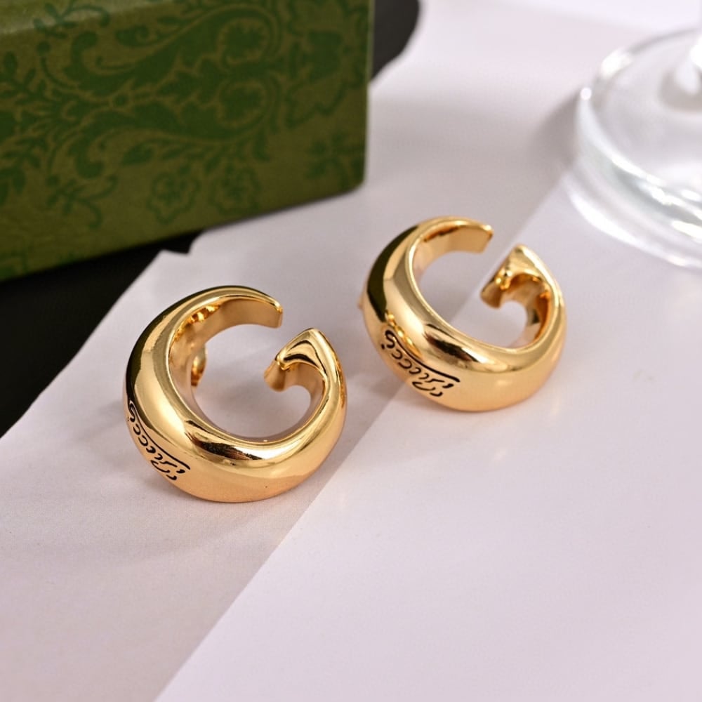 Gucci Earrings With G Motif Gold 789040 I4600 8005