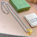 Gucci Necklace Gold And Silver