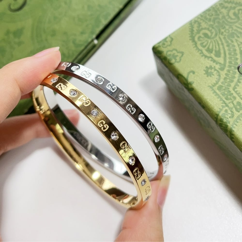 Gucci Gg Bracelet Silver 4Mm