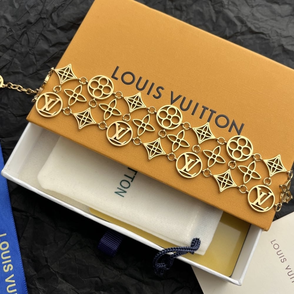 Louis Vuitton Lv Lace Bracelet M1631A