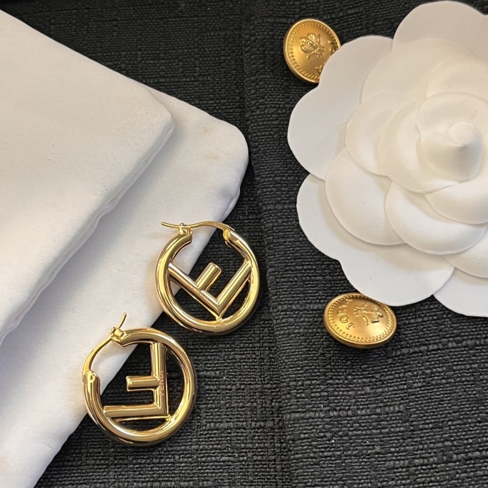 Fendi F is Fendi Earrings 8AK625B08F0CFk