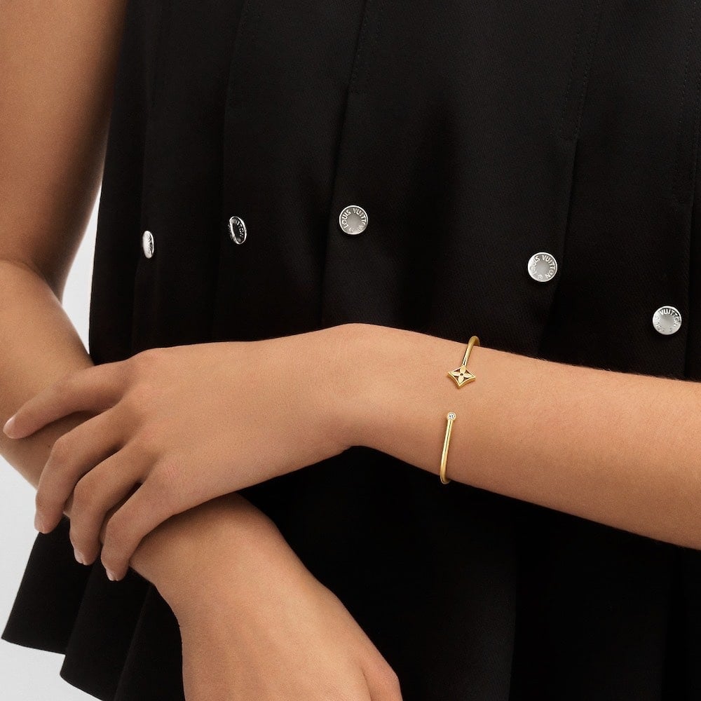 Louis Vuitton Idylle Blossom Twist Bracelet Gold Q95531