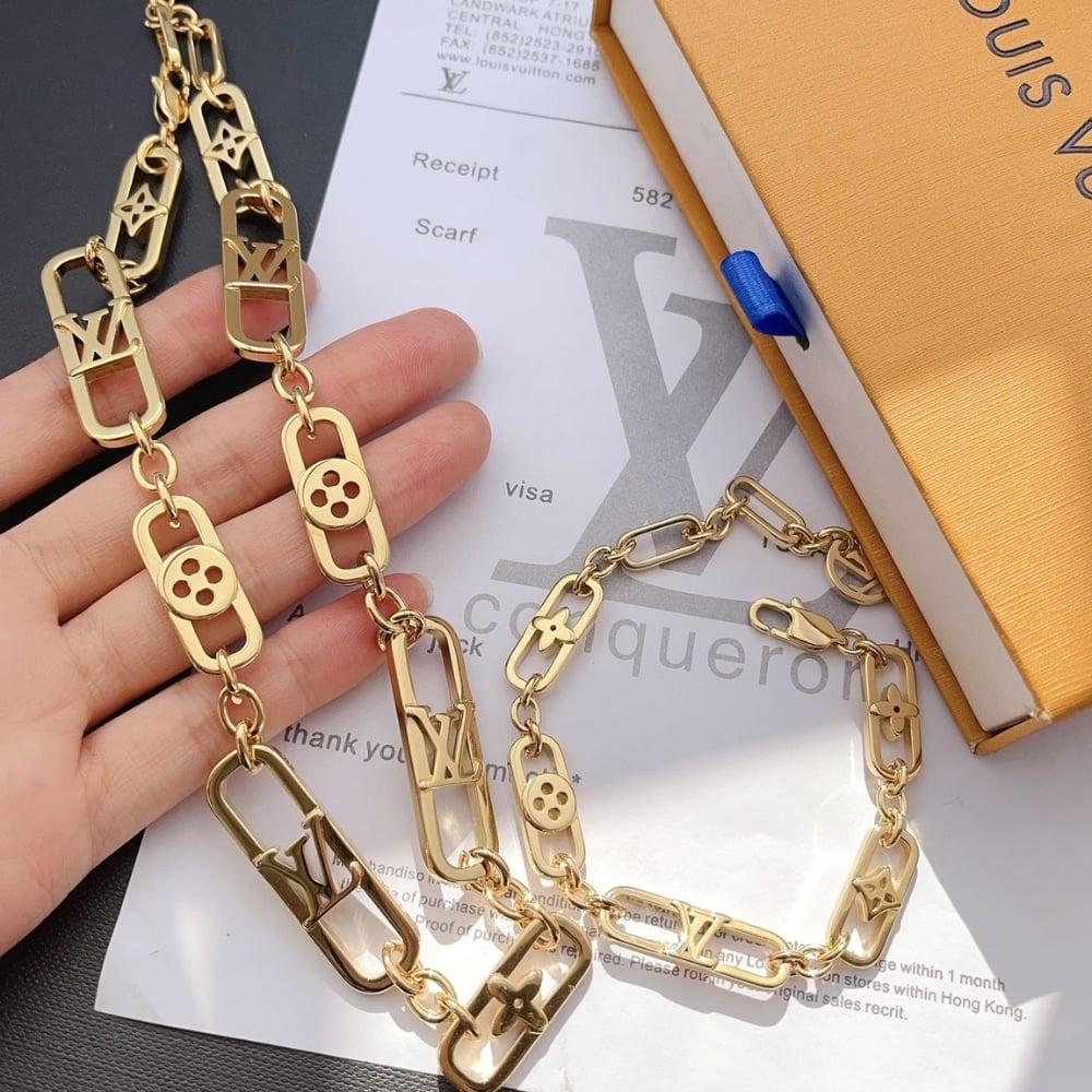 Louis Vuitton My Lv Chain Necklace M01123
