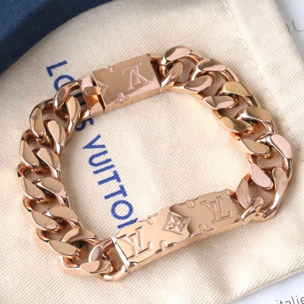Louis Vuitton Monogram Chain Bracelet