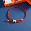 Hermes Rope Chain Bracelet Red