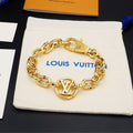 Louis Vuitton Chain Bracelet Gold
