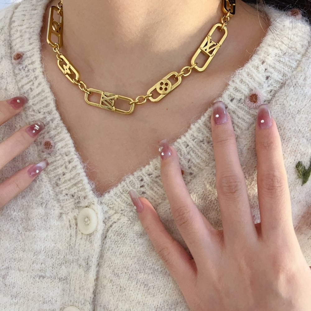 Louis Vuitton My Lv Chain Necklace M01123