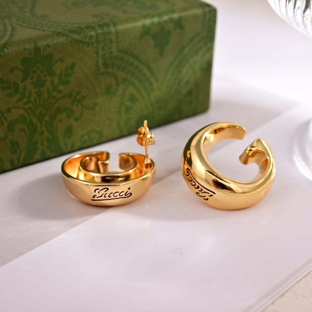 Gucci Earrings With G Motif Gold 789040 I4600 8005