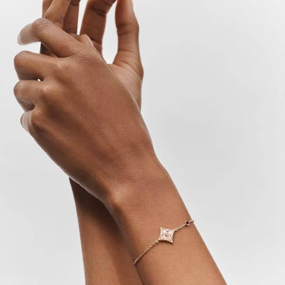 Louis Vuitton Color Blossom Bb Star Bracelet Red Gold