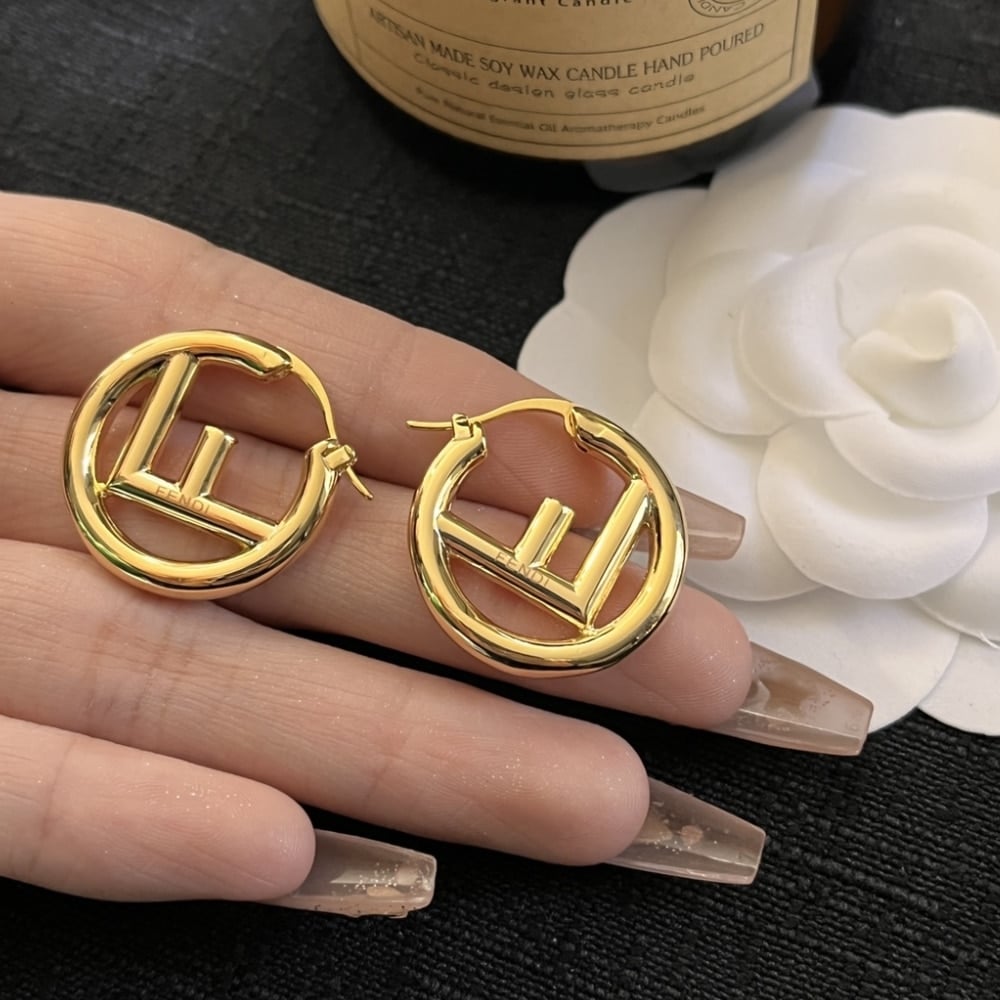 Fendi F is Fendi Earrings 8AK625B08F0CFk