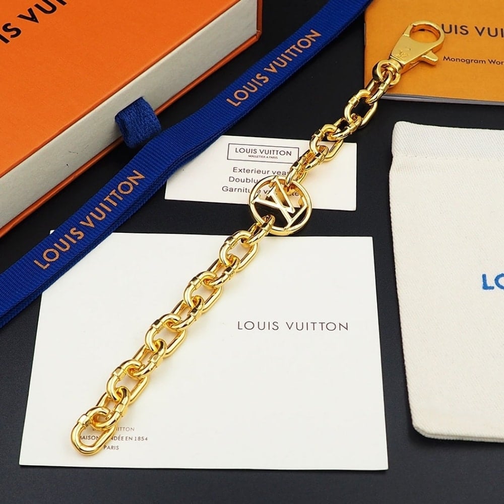 Louis Vuitton Chain Bracelet Gold