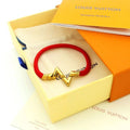 Louis Vuitton Lv Volt Upside Down Play Large Bracelet Yellow Gold Q05431