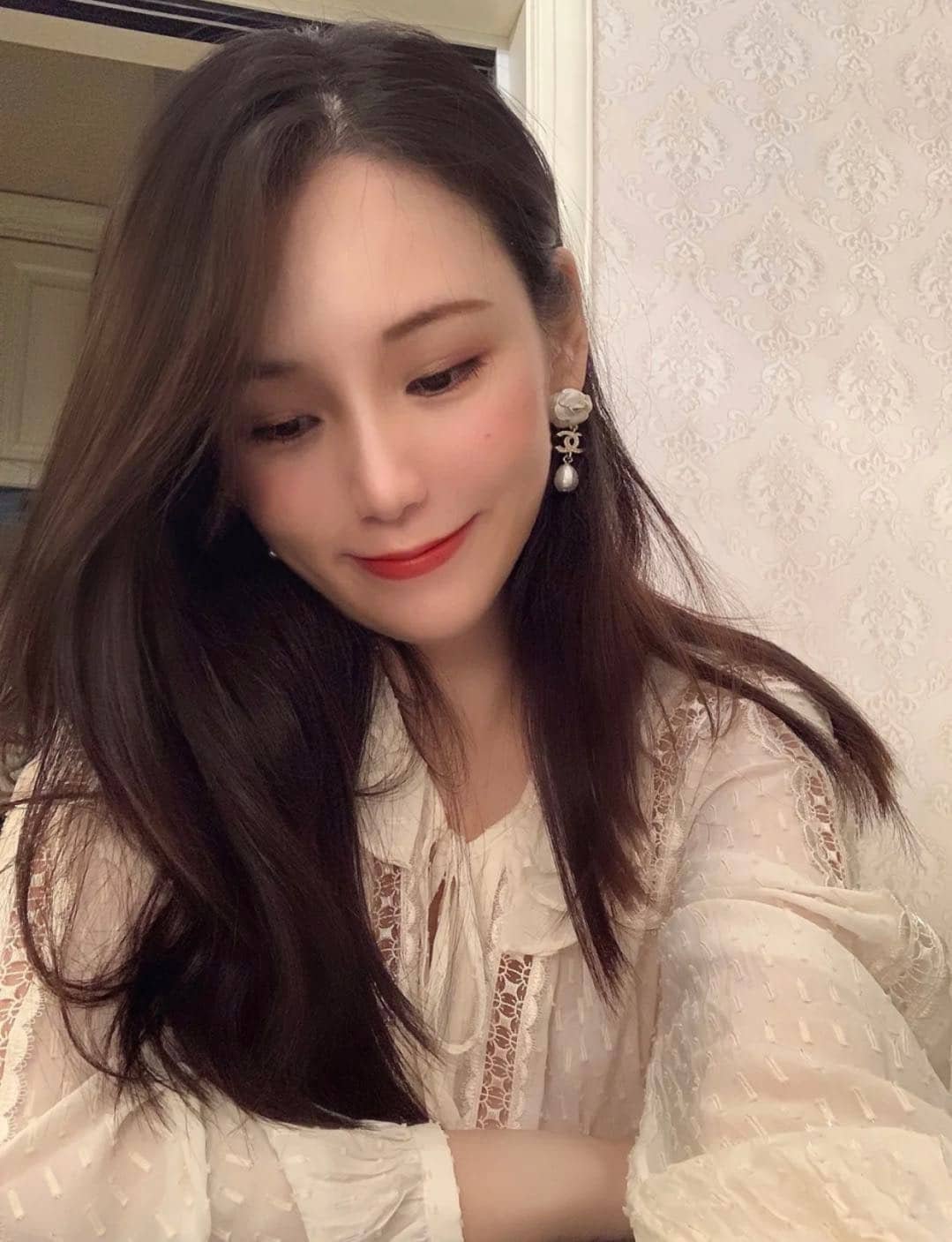 Chanel Pearl Earrings
